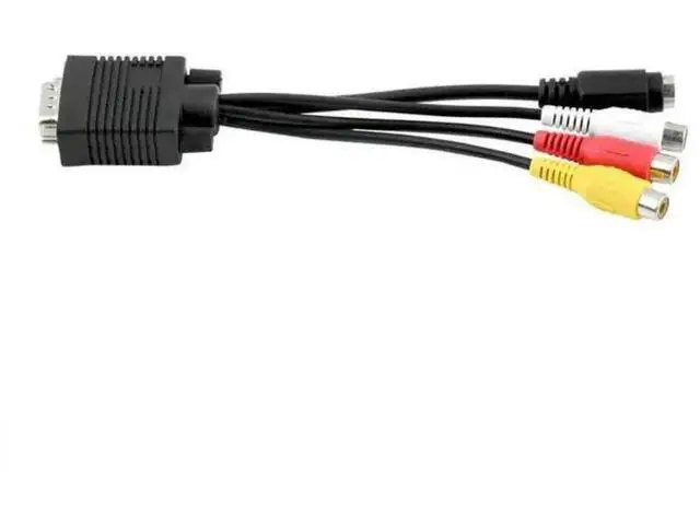 Alt view image 3 of 5 - VGA SVGA to S-Video 3 RCA AV VGA to Video TV Out S-Video AV Adapter Converter PC Computer Laptop