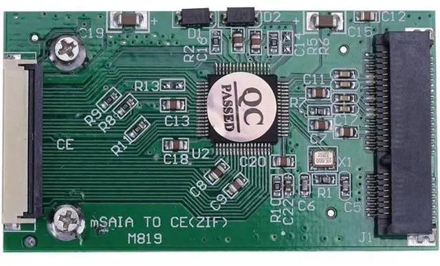 Main image of 1pc Mini SATA mSATA PCI-E IPOD SSD to 40pin 1.8inch ZIF CE Converter Card Computer Connection and Connector Accessories Sale