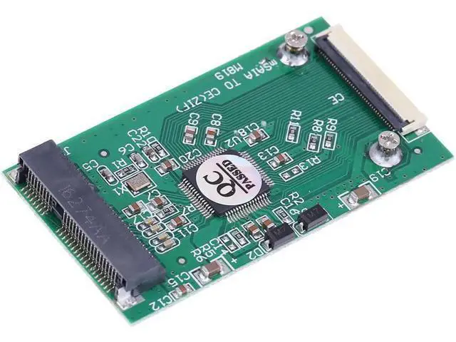 Alt view image 6 of 6 - 1pc Mini SATA mSATA PCI-E IPOD SSD to 40pin 1.8inch ZIF CE Converter Card Computer Connection and Connector Accessories Sale