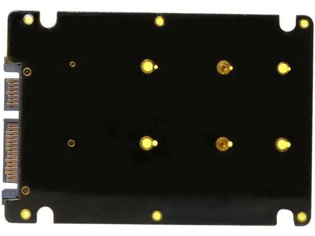 Alt view image 3 of 5 - Pcie mSATA SSD to 2.5 inch SATA3 Adapter Card with Case 7 mm Thickness black