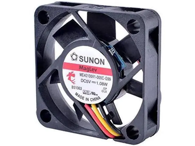 Alt view image 3 of 4 - Original ME40100V1-000C-G99 404010MM 5V 1.08W 3-Wire Power Supply Fan