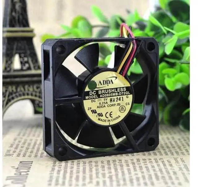 Alt view image 5 of 5 - ADDA 5V 0.25A AD0605MB-D72GL 6015 Power Supply High Volume 6cm Fan