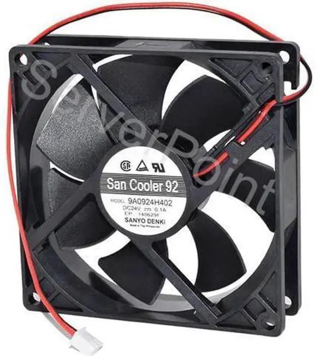 Main image of For 9CM 9025 24V 0.1A 9A0924H402 2 Line Silent dual ball bearing heat dissipation fan
