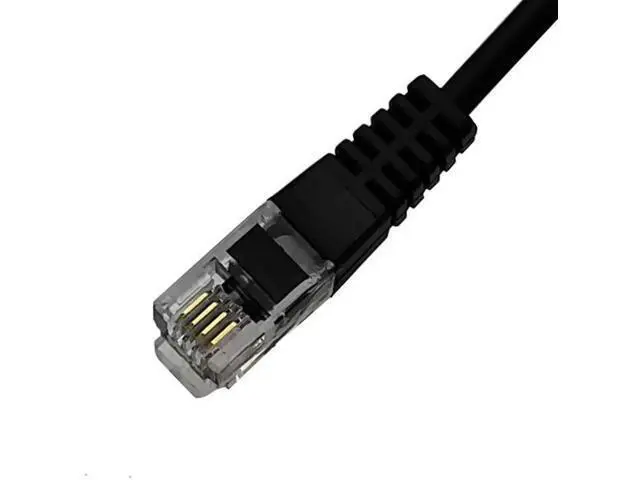 Alt view image 2 of 6 - RJ9 Plug to Dual 3.5mm Jack for PC Headset to Avaya 1600 9600 SNOM Yealink Phones