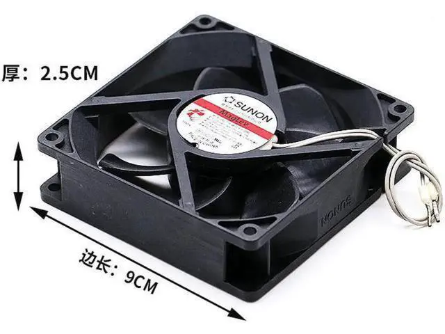 Alt view image 2 of 4 - For Sunon MA1092-HVL GN 9225 9cm 115V 3.6W AC axial flow cabinet fan