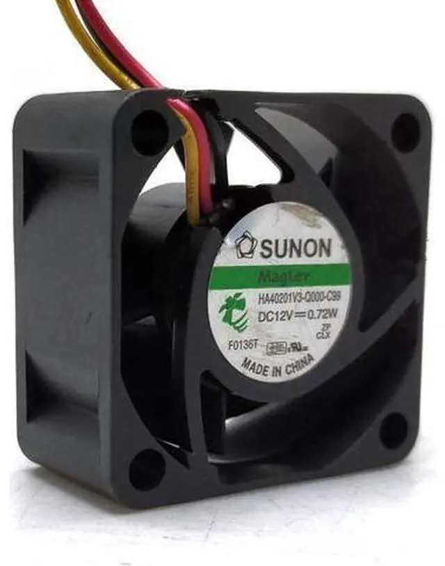 Main image of 2pcs 4020 12V Three-Speed Maglev Switch Wind Fan 4CM HA40201V3-Q000-C99 Ultra-Quiet