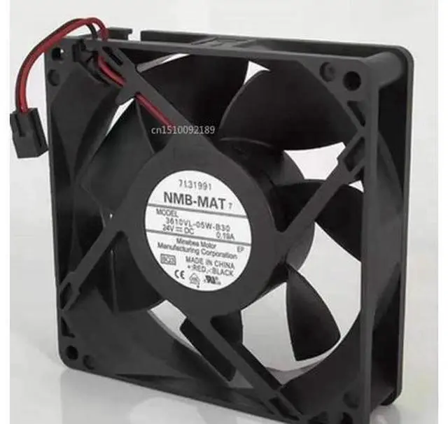 Main image of Para 9CM de alto volumen de aire frecuencia 3610VL-05W-B30 9025 24V 0.19A 2 líneas de ventilador de refrigeración