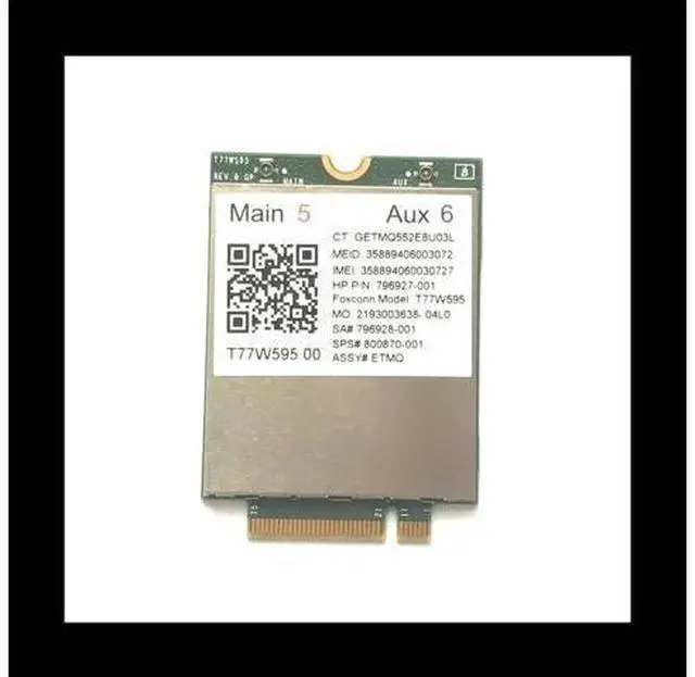 Main image of Lt4120 X5 LTE T77W595 796928-001 4G WWAN M.2 150Mbps Modem for Probook/EliteBook 820 840 850 745 G3 640 650 645 G2