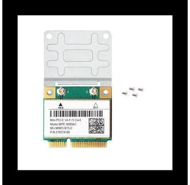 Main image of 2033Mbps Mini-PCIE Card 9260AC 2.4G/5GHz BT 5.0 Wlan Card Dual Band 802.11Ac Laptop Deskktop for Windows10/11