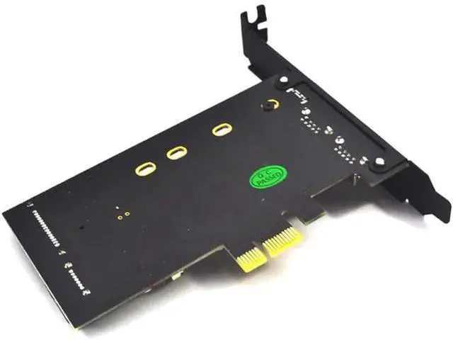 Alt view image 2 of 5 - 2x USB 3.0 & Type-c M.2 PCIe Adapter M2 SSD SATA B Key to PCI-e 3.0 Controller Converter Riser Card for 2280 2260 2242 2230 NGFF