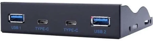 Main image of Dual 5Gb/s USB 3.1 Type-C + USB 3.0 HUB 19Pin USB to Dual USB3.0 USB-C adapte 3.5 Front Panel Floppy Disk Bay