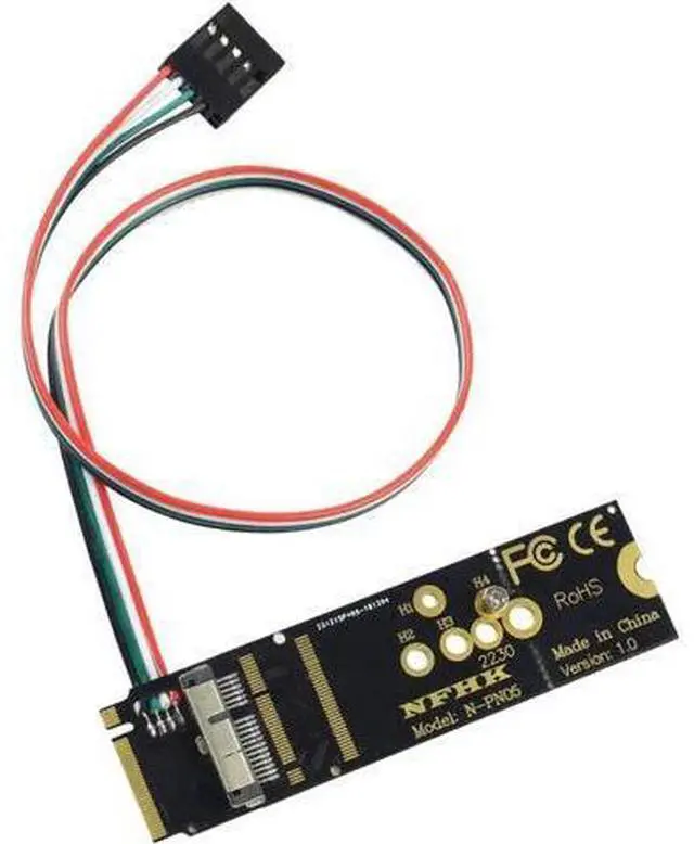 Main image of 6+12 Pin Bluetooth Wifi Wireless Card Module to M.2 Key M PCIe X4 Adapter Card for NGFF M.2 Converter Card
