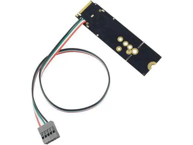 Alt view image 4 of 5 - 6+12 Pin Bluetooth Wifi Wireless Card Module to M.2 Key M PCIe X4 Adapter Card for NGFF M.2 Converter Card