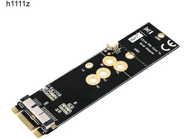 Alt view image 4 of 6 - BCM94360CD BCM94360CS2 BCM943224PCIEBT2 12+6 Pin Bluetooth WiFi Wireless Card Module to M.2 NGFF Key B+M Adapter for Mac OS