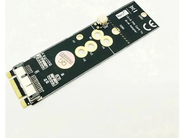 Alt view image 2 of 5 - Add On Cards 12+6Pin Wireless WiFi Bluetooth Card NGFF M.2 B+M Key Adapter for Mac OS BCM94360CD BCM943602CS BCM94360CS2