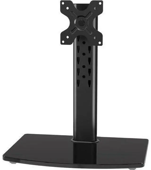 Main image of MOUNT PRO Single Monitor Stand Fits Max 32 inch Computer Screen, Free Standing Monitor Desk Stand, Monitor Mount with Height Adjustable, Swivel, Tilt, Rotation, VESA Monitor Stand 100x100, Black