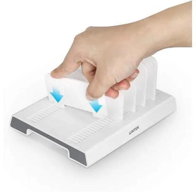 Alt view image 7 of 7 - Unitek Adjustable Universal Multi Device Organizer Dock Stand Holder Compatible for iPhone, iPad, Kindle, Fire Tablet, Galaxy, Google Nexus, Pixel, All Electronic Devices-No Charging Port