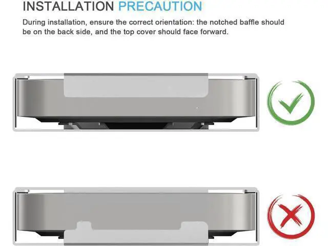 Alt view image 6 of 7 - Mac Mini Monitor Vesa Mount, IFCASE Aluminum Material Behind Monitor, Monitor Arm VESA Mount Holder for Mac Mini 2010 to 2023 M2 Pro (Silver)