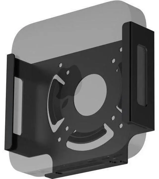 Main image of IFCASE Mac Mini M2 Mount, Heat Dissipation Design Anti-Scratch Behind Monitor, Under Desk, Wall Mount Stand for Mac Mini 2011 to 2023 M2 Pro, Compatible with VESA Hole (Black)