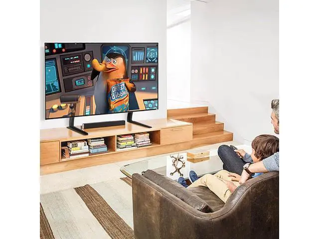 Alt view image 2 of 7 - TAVR Universal Table Top TV Stand Base/Legs for Most 32 37 40 42 47 50 55 LCD LED Plasma Flat Screen TVs, Height Adjustable Replacement Stand, Holds up to 88 lbs, Max VESA 800x400 mm