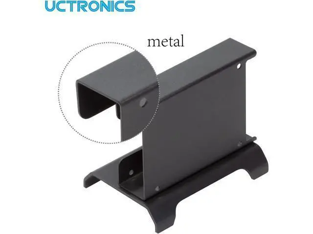 Alt view image 3 of 6 - UCTRONICS for Raspberry Pi SSD Case, Pi NAS Metal Vertical Stand for Dual 2.5 SSDs and Pi 5, 4, 3B/3B+ and Other B Models