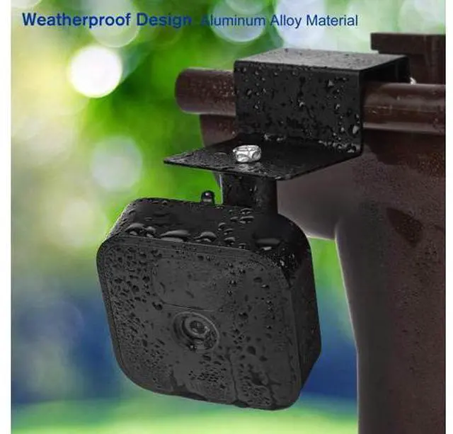 Alt view image 4 of 7 - 3Pack Gutter Mount for Blink Outdoor (3rd Gen) XT3, with Outlet Wall Mount for Blink Sync Module 2, Perfect Vision for Your Blink Surveillance Camera - Black