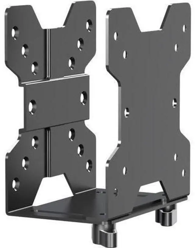 Main image of suptek Thin Client Mount Bracket Adjustable Mini PC Mount Bracket,CPU VESA Under Desk and Monitor Arm Computer Holder, Black, ZJJ002
