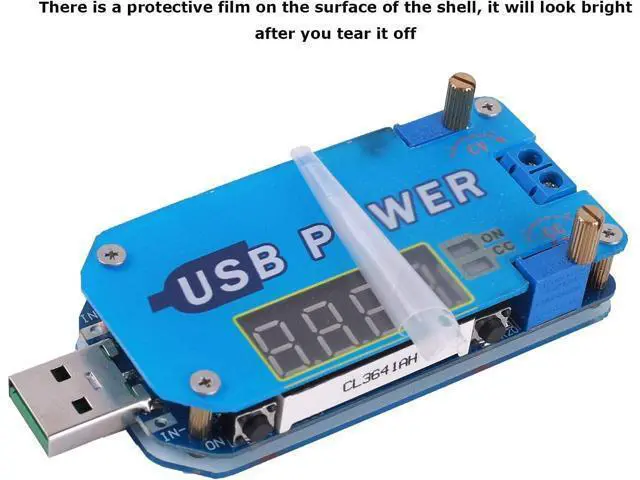 Alt view image 4 of 7 - PEMENOL 15W DC-DC Buck Boost Voltage Converter, 5V to 3.3V 9V 12V 24V 30V CVCC Step Up/Down Module Adjustable USB Power Supply Module with Shell