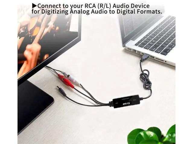 Alt view image 6 of 7 - USB 2.0 Digital Audio Capture Card for Windows 10/8.1/8 / 7 / and Mac OS 10.14 - Audio Grabber for Cassette Tapes to mp3 Converter