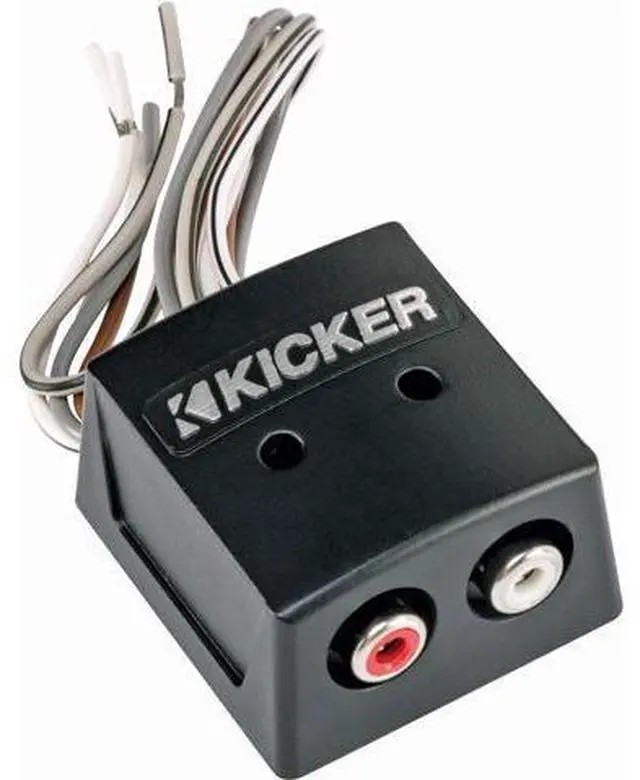 Main image of Kicker 46KISLOC K-Series Interconnect, Speaker to RCA W/Line-Out Converter