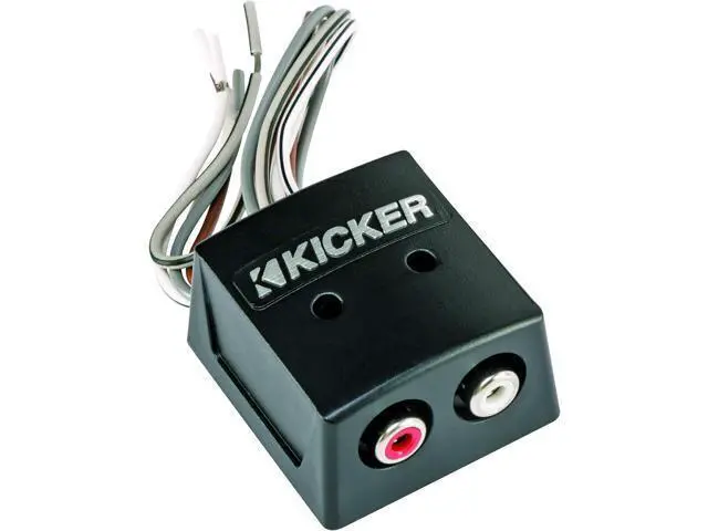 Alt view image 2 of 3 - Kicker 46KISLOC K-Series Interconnect, Speaker to RCA W/Line-Out Converter