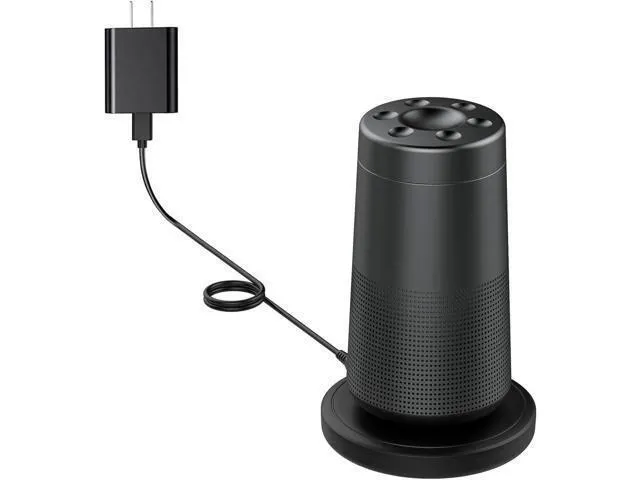 Alt view image 2 of 7 - 6ft Charging Cradle Bose SoundLink Revolve, Charging Dock for Bose SoundLink Revolve+, Charger Adapter for Bose SoundLink Revolve II, SoundLink Revolve II+ Bluetooth Speaker, Bose Charger Dock(Black)