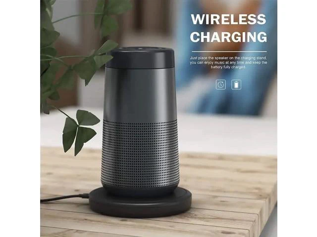 Alt view image 4 of 7 - 6ft Charging Cradle Bose SoundLink Revolve, Charging Dock for Bose SoundLink Revolve+, Charger Adapter for Bose SoundLink Revolve II, SoundLink Revolve II+ Bluetooth Speaker, Bose Charger Dock(Black)