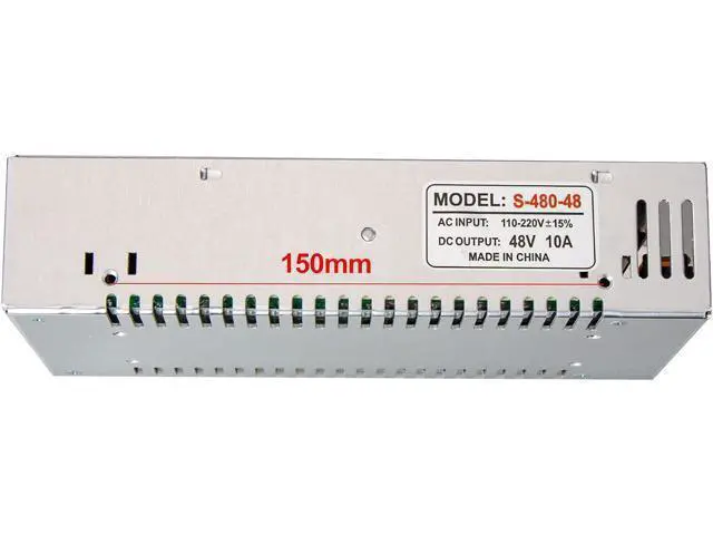 Alt view image 5 of 7 - 48V 10A Universal Switching Power Converter Adapter Transformer Regulated Supply AC to DC LED Driver 480w for CCTV, Radio, Computer Project