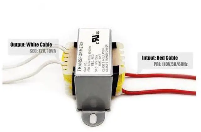 Alt view image 2 of 7 - AC/AC Power Transformer Input 110V 50/60HZ Output AC 12V 10VA Single Phase Transformer Step Down Transformer 110v to 12vac Power Converters Control Transformer 1 Pack 2 Yrs Warranty