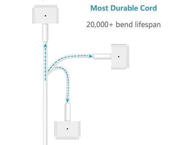 Alt view image 3 of 7 - Mac Book Pro Charger, AC 85w Magnetic T-Tip Power Adapter Charger Compatible with MacBook Pro 17/15/13 Inch (Retina, 2012-2015)