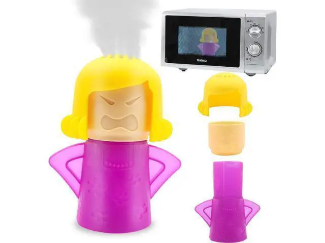 Alt view image 2 of 7 - Abnaok Angry Mom Microwave Cleaner and Chilly Mama Fridge Deodoriser 2PCS Easily Clean in Minutes for Home or Office with English Manual