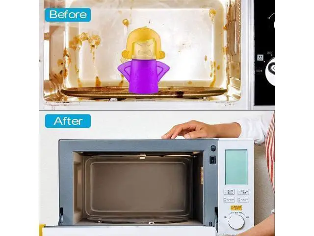 Alt view image 4 of 7 - Abnaok Angry Mom Microwave Cleaner and Chilly Mama Fridge Deodoriser 2PCS Easily Clean in Minutes for Home or Office with English Manual