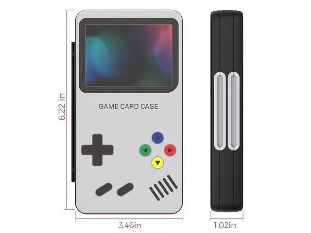 Alt view image 5 of 7 - HEIYING Game Card Case for Nintendo Switch&Switch OLED,Customized Pattern Switch Lite Game Card Case with 48 Game Card Slots and 24 Micro SD Card Slots.