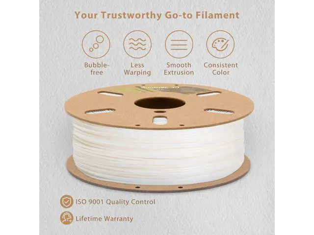 Alt view image 3 of 7 - DURAMIC 3D PLA Glow in The Dark Filament 1.75mm Glow Green, 3D Printing PLA Filament 1.75mm Dimensional Accuracy +/- 0.05 mm, 1kg Spool