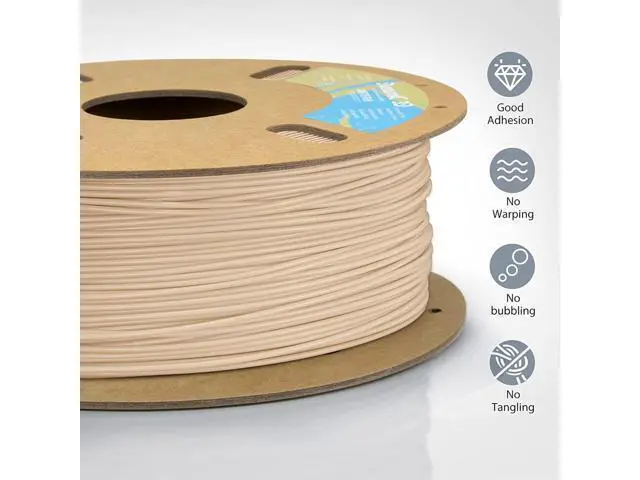 Alt view image 2 of 7 - DURAMIC 3D Matte PLA Filament 1.75mm Skin, 1kg Cardboard Spool Matte Finish 3D Printer Filament PLA 1.75mm Dimensional Accuracy 99% +/- 0.03 mm, Printing with FDM 3D Printer, Easy to Remove Support