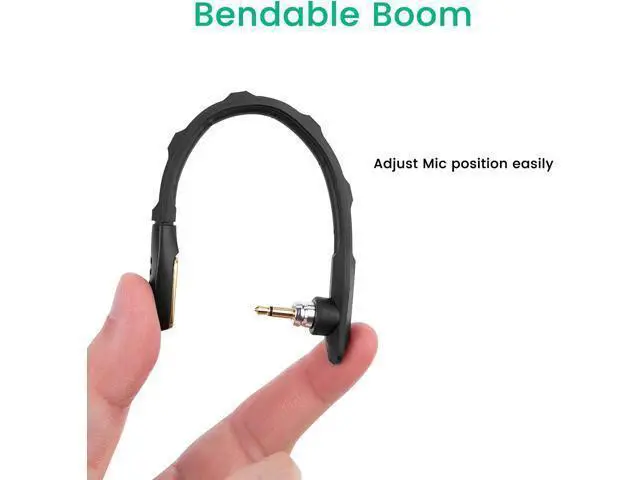 Alt view image 3 of 5 - Smays Mic Replacement for Astro A40 / A40 TR Gaming Headset, Detachable Noise-Cancelling Boom Microphone Piece with Foam Cover