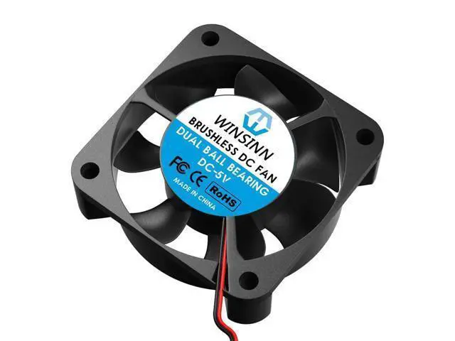 Alt view image 5 of 5 - WINSINN 40mm Fan 5V, 3D Printer Micro 5 Volt Fans 4010 Dual Ball Bearing, Brushless Cooling 40mmx10mm 2PIN (Pack of 2Pcs)