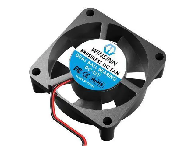 Alt view image 4 of 5 - WINSINN 30mm Fan 12V, 3D Printer Micro 12 Volt Fans 3010 Dual Ball Bearing, Brushless Cooling 30mmx10mm 2PIN (Pack of 5Pcs)