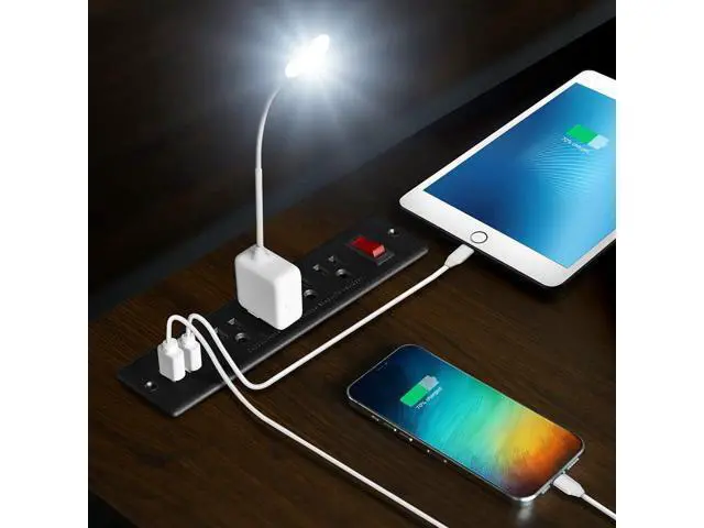 Alt view image 4 of 4 - Mountable Power Strip Recessed Power Strip with USB 4 Outlet 2 USB Multiple Protection Built in Conference Desk Counter Workbench for PC Home Electric Appliance ETL Listed(Black)