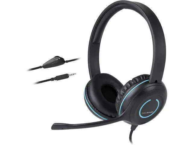 Alt view image 7 of 7 - Cyber Acoustics 3.5mm Stereo Headset (AC-5002) with Noise Canceling Microphone for PCs, Tablets, and Cell Phones in The Classroom or Home