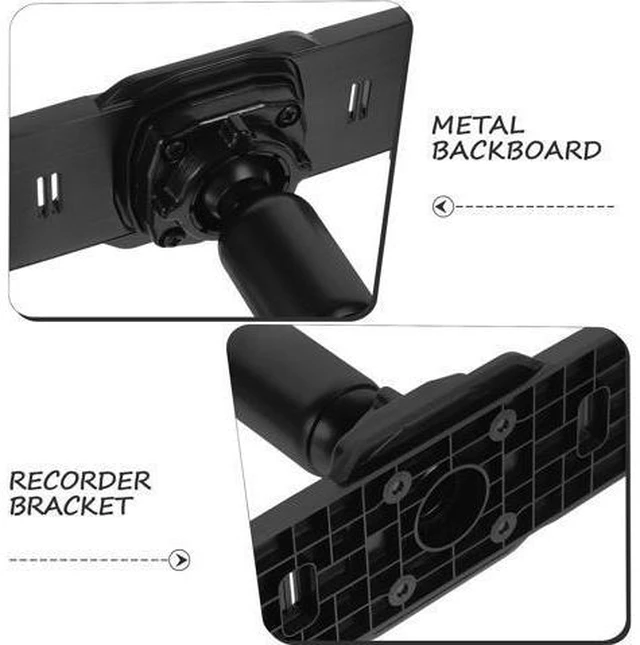 Alt view image 7 of 7 - CALLARON 1 Set Dash Cam Mirror Mount Rear View Mirror Back Plate Panel Car Rear View Camera Mount Kit for 5.5" - 12" Rearview Mirror Dash Cams