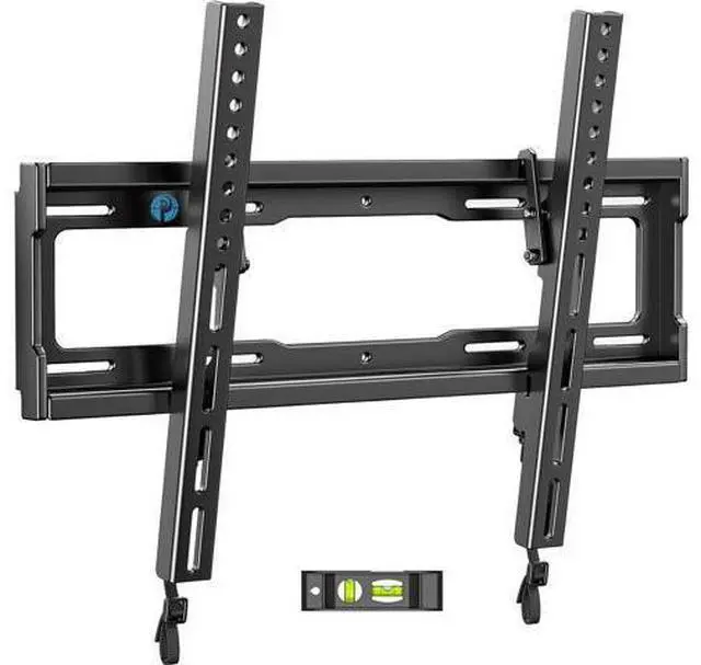 Main image of Pipishell Tilt TV Wall Mount Bracket Low Profile for Most 23-55 Inch LED LCD OLED 4K Flat Curved TVs up to 99lbs Max VESA 400x400mm, 8° Tilting for Anti-Glaring, Fits 8-16 inch Wood Stud