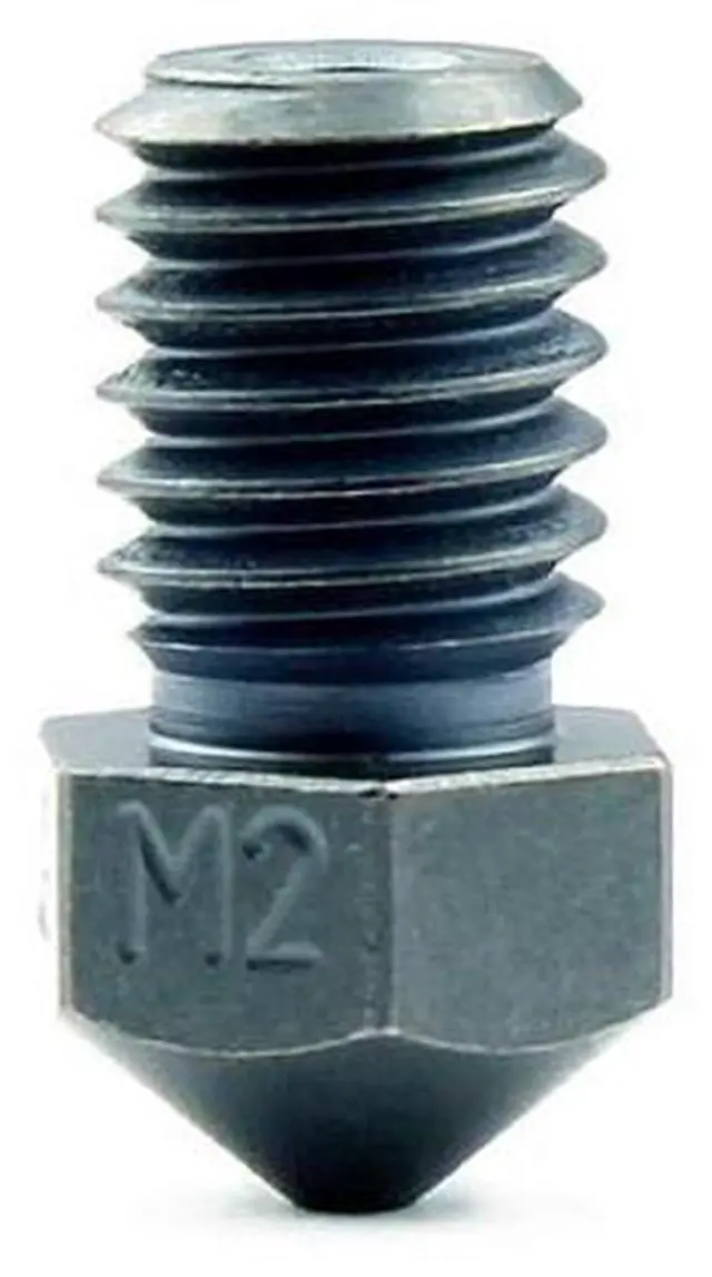 Main image of Micro Swiss M2 Hardened High Speed Steel Nozzle RepRap - M6 Thread 1.75mm Filament V6 (.6mm)