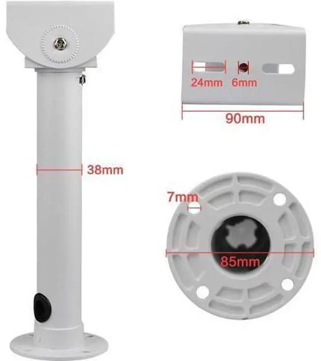 Alt view image 2 of 7 - CCTV Security Camera Mount Bracket, Adjustable Universal Camera Wall Mounting Bracket for CCTV Security Camera/I Mount/Dome Camera/IP Camera/11.8in